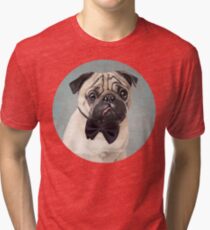 Mr Pug Tri-blend T-Shirt