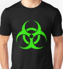 GREEN BIOHAZARD SIGN Unisex T-Shirt