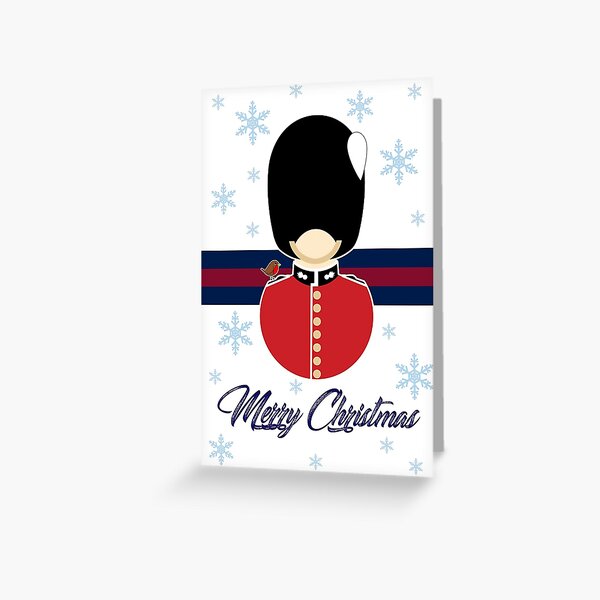 Grenadier Guards Christmas Card Greeting Card