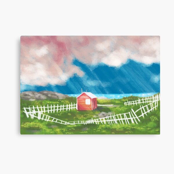 Scenic Hut Canvas Print