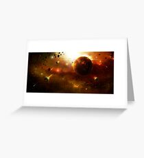 Asteroid Belt Greeting Card