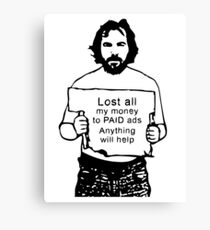 Content Marketing Spoof Canvas Print