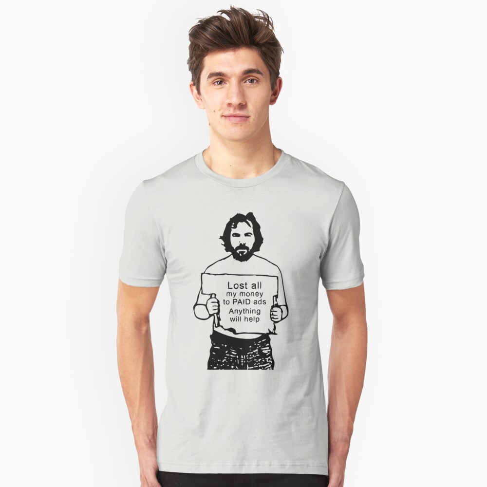 Content Marketing Spoof Slim Fit T-Shirt