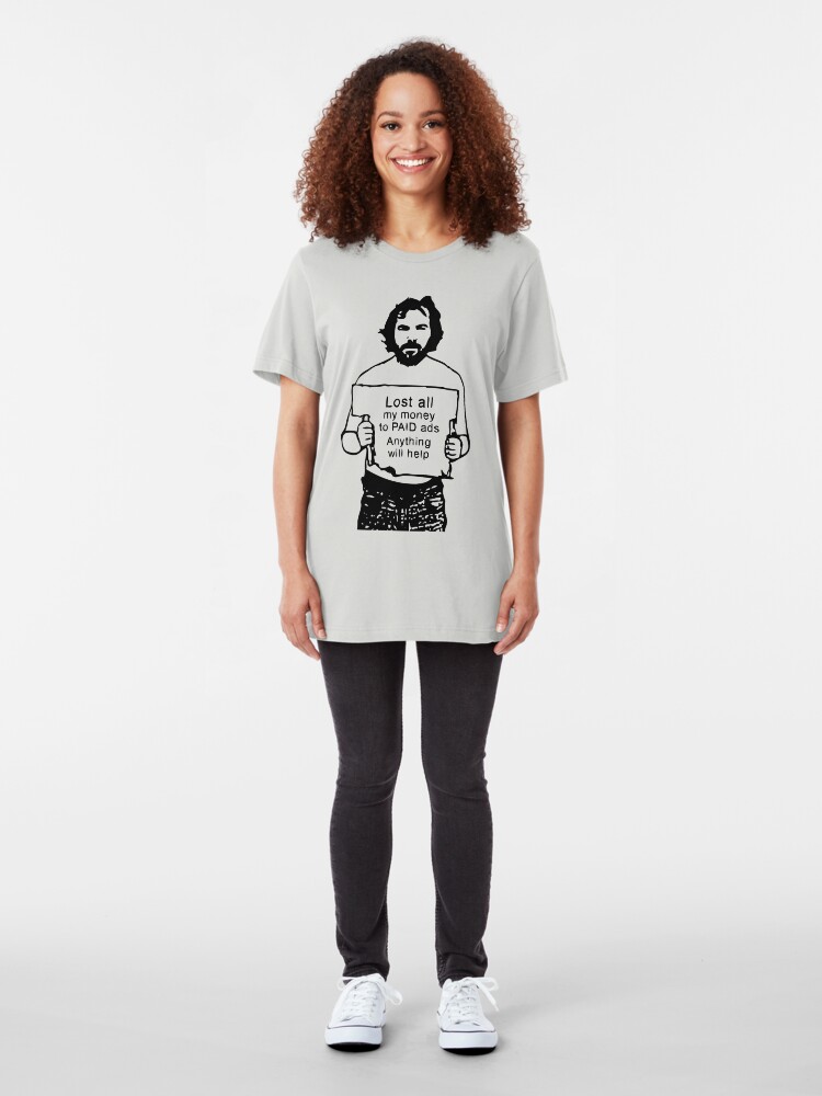 Alternate view of Content Marketing Spoof Slim Fit T-Shirt