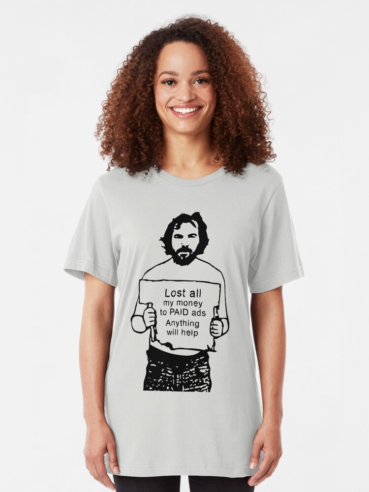 Alternate view of Content Marketing Spoof Slim Fit T-Shirt