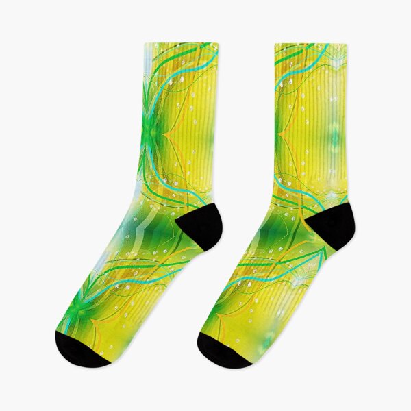 Item preview, VIBRANT YELLOW AND GREEN   ABSTRACTO, psychedelic Arte Abstracto, abstract art design designed and sold by Adri Barnard.