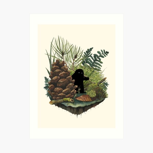 Tiny Sasquatch Art Print