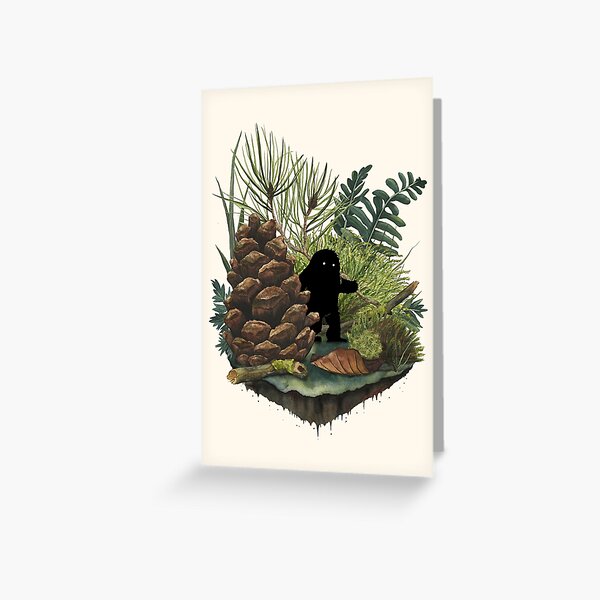 Tiny Sasquatch Greeting Card