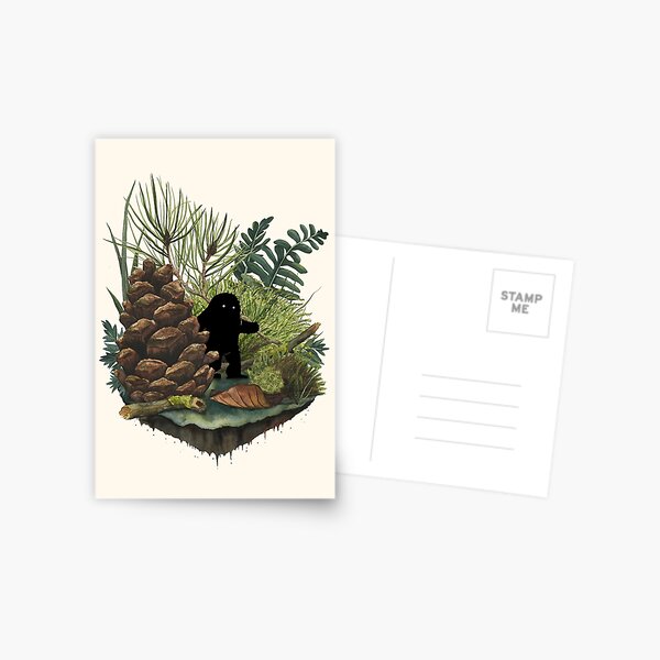 Tiny Sasquatch Postcard
