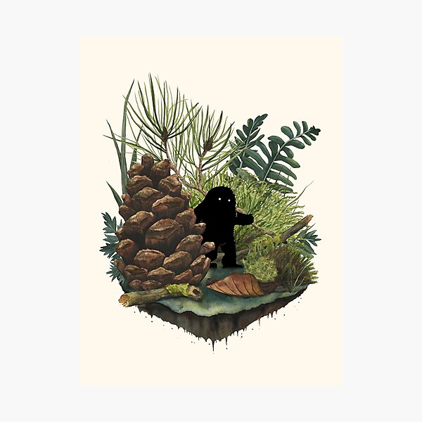 Tiny Sasquatch Photographic Print