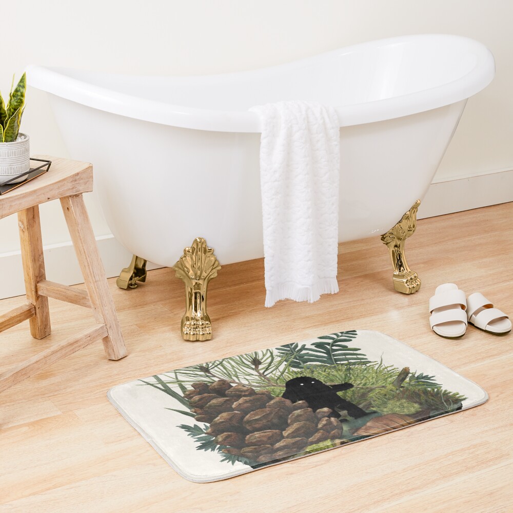 Tiny Sasquatch Bath Mat