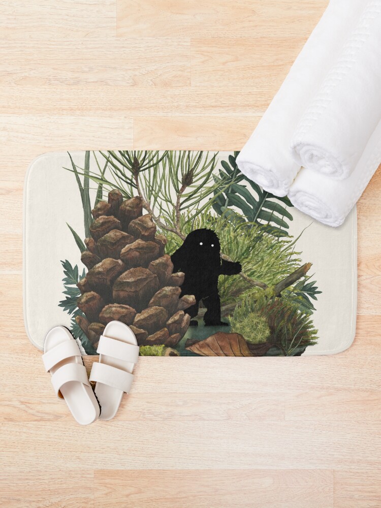 Alternate view of Tiny Sasquatch Bath Mat