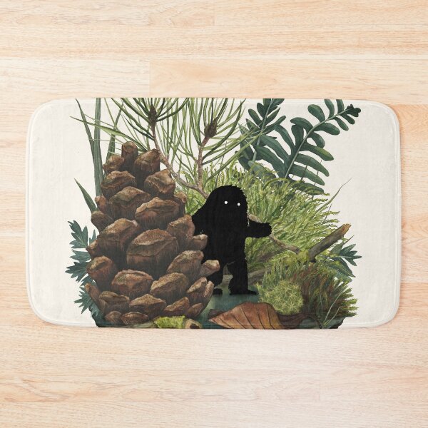 Tiny Sasquatch Bath Mat