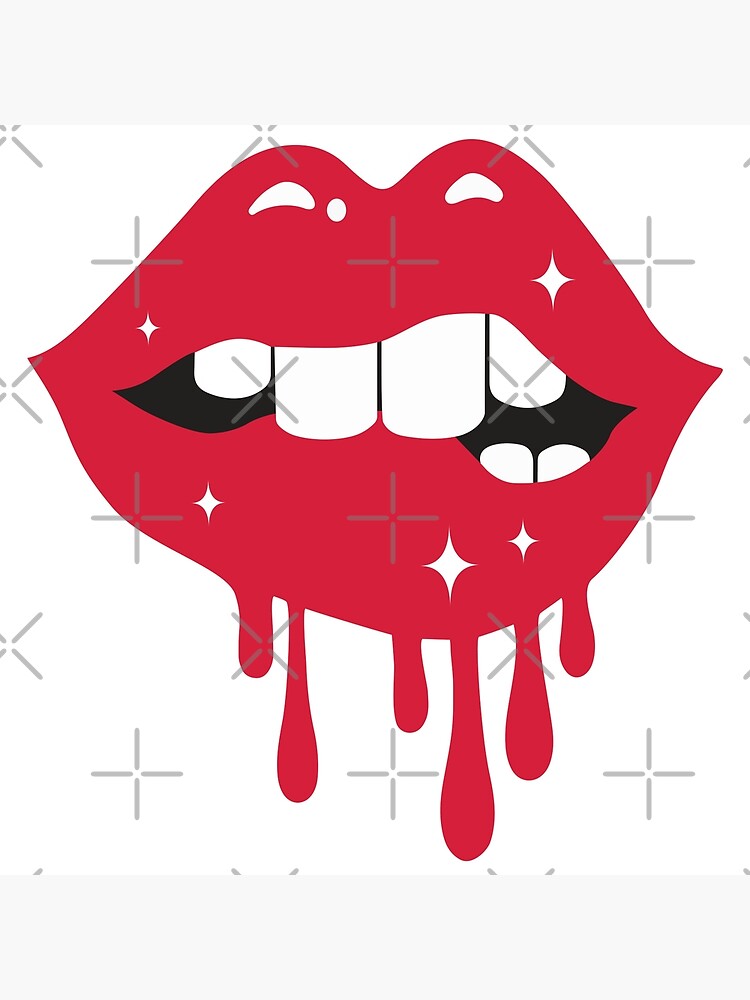 Free Free 103 Dripping Lips Free Biting Lip Svg SVG PNG EPS DXF File