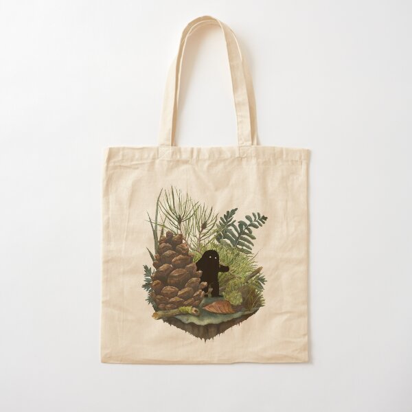 Tiny Sasquatch Cotton Tote Bag