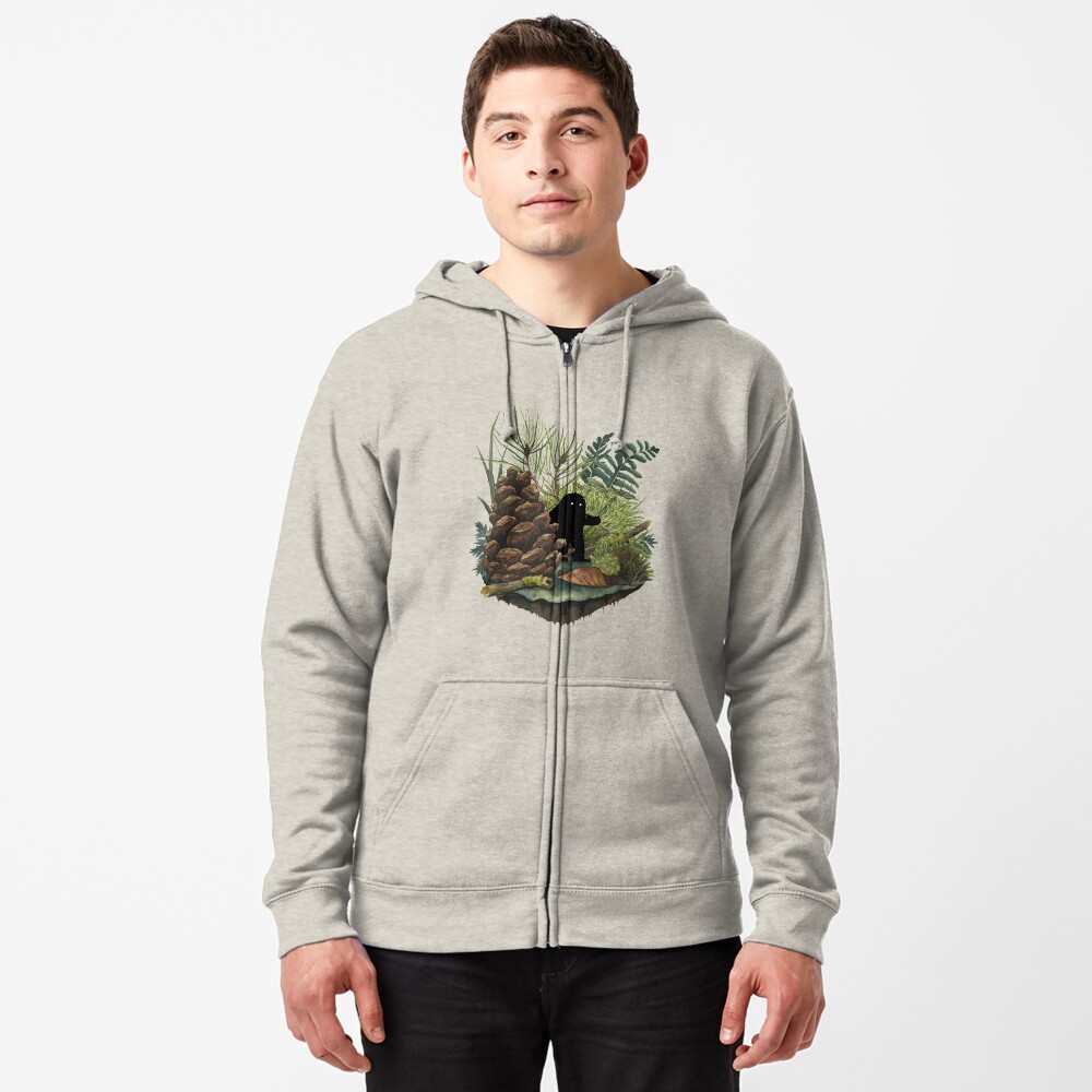 Item preview, Zipped Hoodie designed and sold by littleclyde.