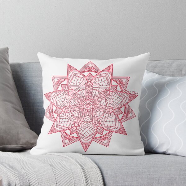 Item preview, Red Outline Mandala designed and sold by KyjdArts.