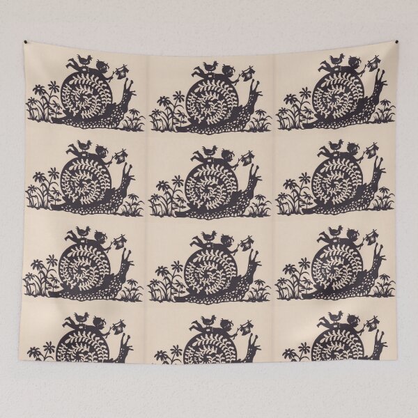 Item preview, Boy, snail and hen designed and sold by Shalinee Laval.