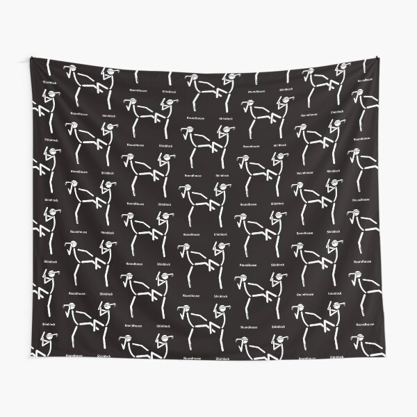 Muaythai Roundhouse Tapestry
