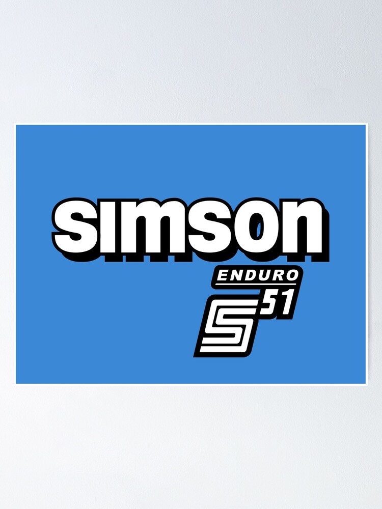 Simson S50 Tank Sticker Blue IFA DDR Sticker Set : : Automotive