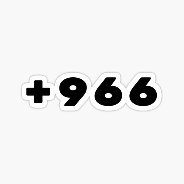 Item preview, +966 Saudi Arabia Country Code designed and sold by DogAccount.