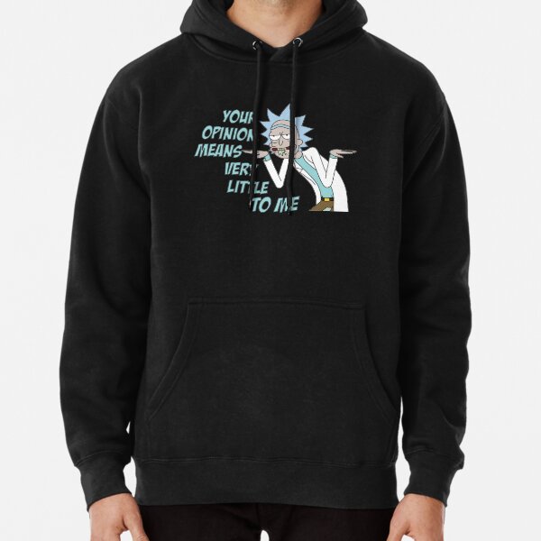 Votre opinion compte peu pour moi. Rick et Morty t-shirt - Portal Science Wubba Lubba Dubb Dubb Bestseller Merch Hoodie Hat Sweat à capuche épais