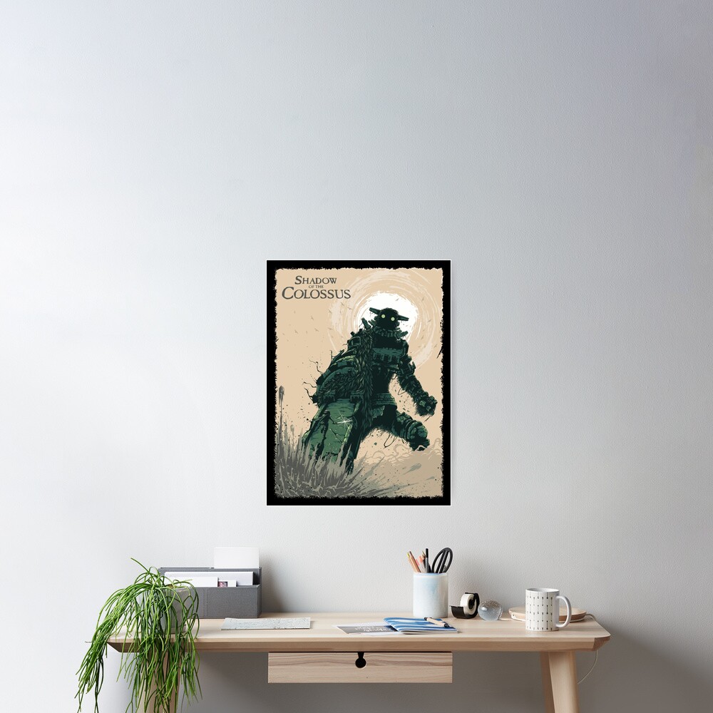 Shadow of The Colossus Bossfight Battle Artwork Poster