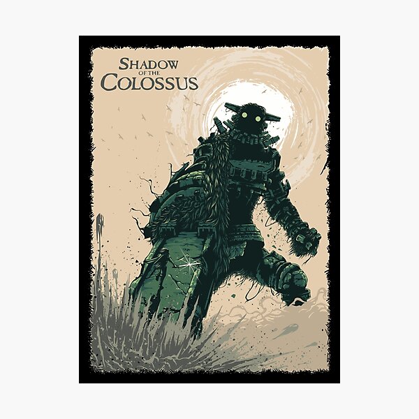 Item preview, Shadow of The Colossus Bossfight Battle Artwork designed and sold by L. Layne.