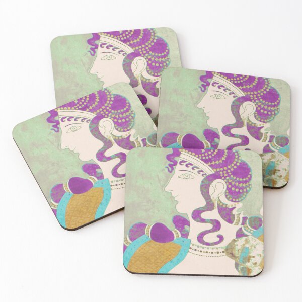 Item preview, RETRATO MUJER MINOAN POP designed and sold by Nancy LOPEZ.