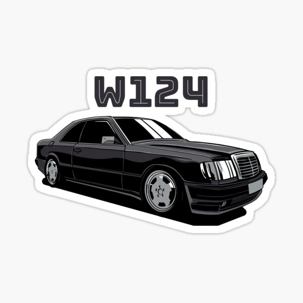 Mercedes W124 Sticker