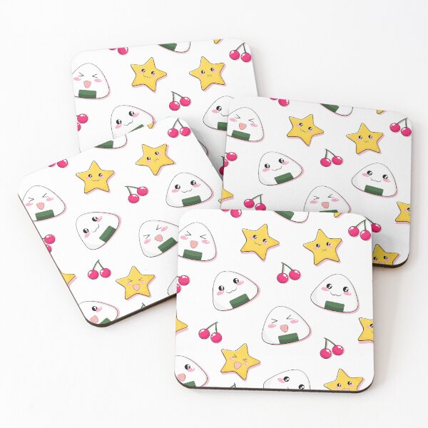 Item preview, Japanese Onigiri Emoticon Pattern designed and sold by shennit.