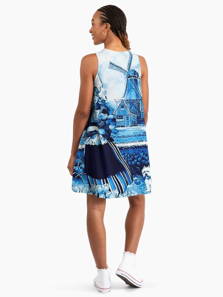 dutch blue dress Ella Blue Dress – Moda bloom main image 0