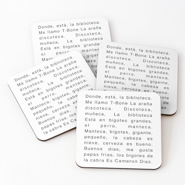 Item preview, Community Spanish Song- Donde está la biblioteca designed and sold by Bird-Related.