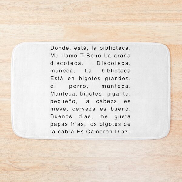 Item preview, Community Spanish Song- Donde está la biblioteca designed and sold by Bird-Related.