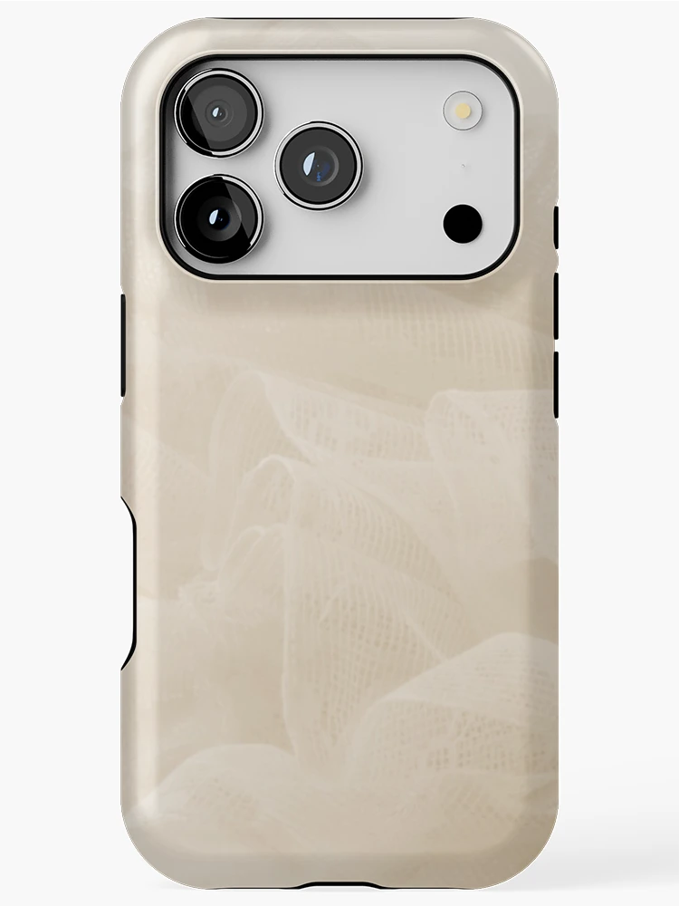 Thumbnail 1 of 4, iPhone Case, Lace And Ruffles Tablecoth In Sepia designed and sold by Sandra Foster.