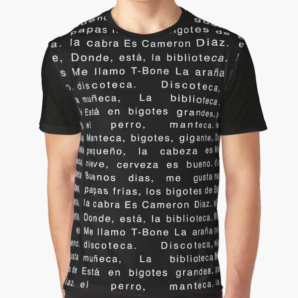 Item preview, Community Spanish Song- Donde está la biblioteca white text designed and sold by Bird-Related.