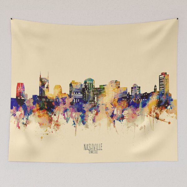 Item preview, nashville skyline designed and sold by BekimART2.