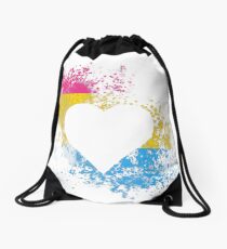 Pansexual Pride Herz Rucksackbeutel