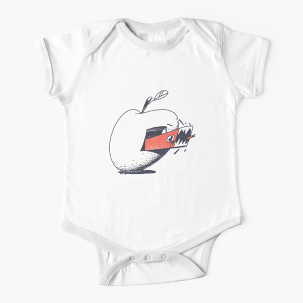 The Edgy Worm Short Sleeve Baby One-Piece