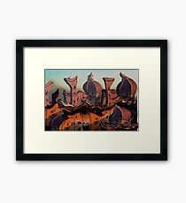 liquefied triple duomo Gerahmtes Wandbild