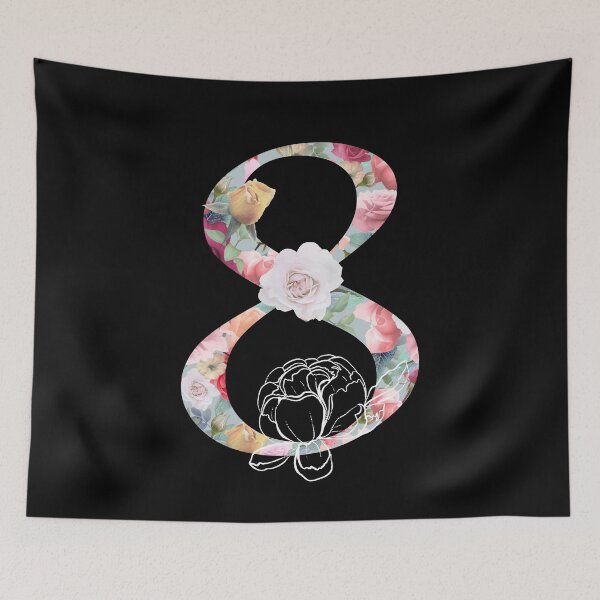 Item preview, Flower Number Eight Spring Flower Bloom 8 designed and sold by Space-Bug.
