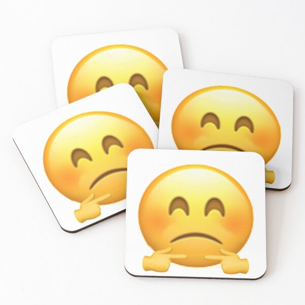 Item preview, shy emoji  designed and sold by nandacassas.
