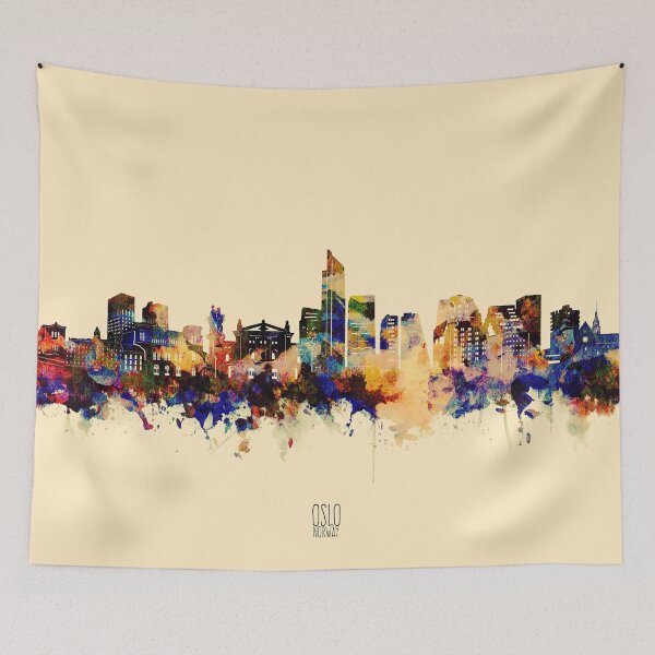 Item preview, oslo skyline designed and sold by BekimART2.