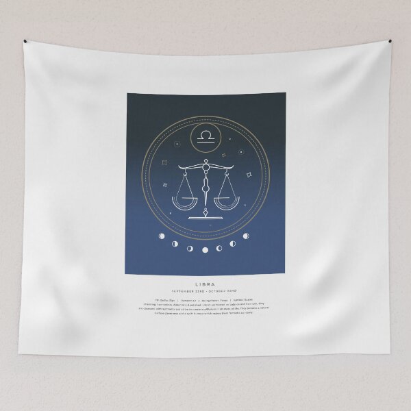 Item preview, Libra / Star Sign / Zodiac Artwork designed and sold by Naomillustrates.