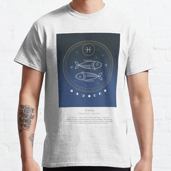 Pisces / Star Sign / Zodiac Artwork Classic T-Shirt