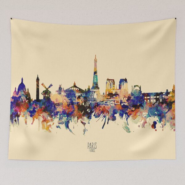 Item preview, paris skyline designed and sold by BekimART2.