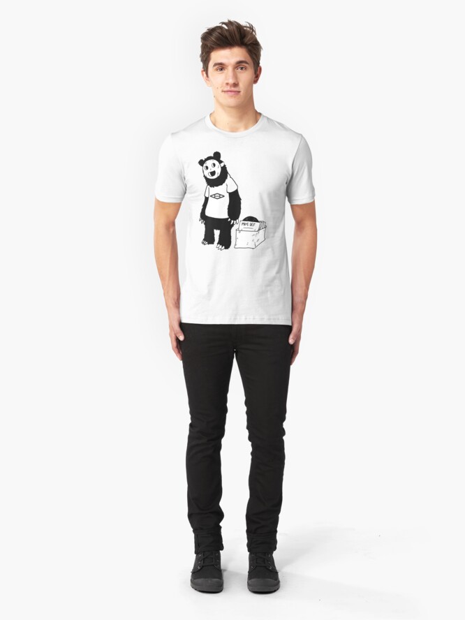 Alternate view of AAHIPHOP D.I.T.C Bear Slim Fit T-Shirt