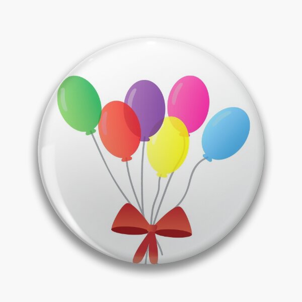 Item preview, balloon bouquet - balloons set with red ribbon - cute and colorfull designed and sold by sigdesign.
