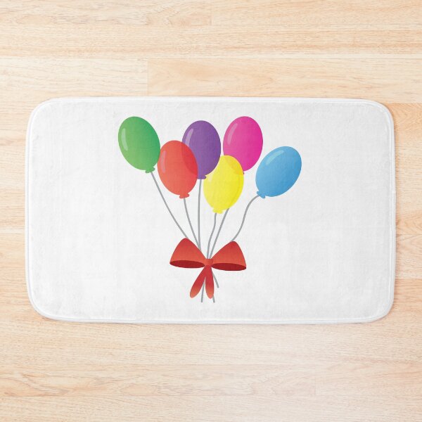 Item preview, balloon bouquet - balloons set with red ribbon - cute and colorfull designed and sold by sigdesign.