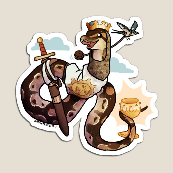 Monty the ball python ;) Magnet